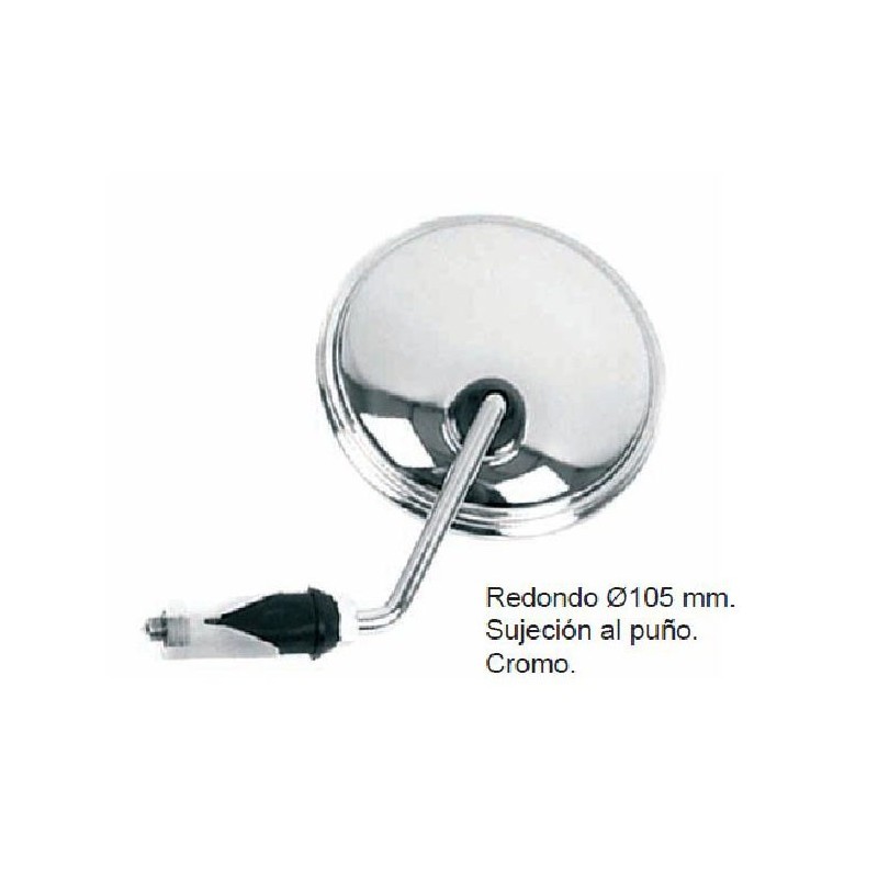 Retrovisor redondo al puño
