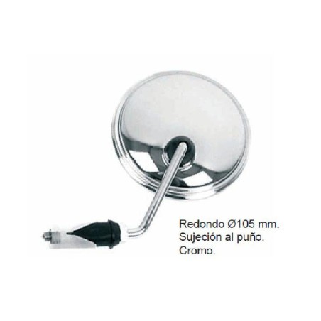 Retrovisor redondo al puño