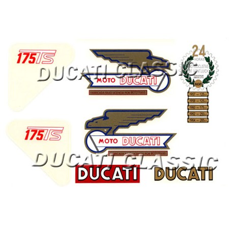 Jgo adhesivos Ducati 175 2ª S