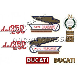 Jgo adhesivos Ducati 250 Deluxe
