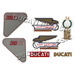 Jgo adhesivos Ducati 200 TS